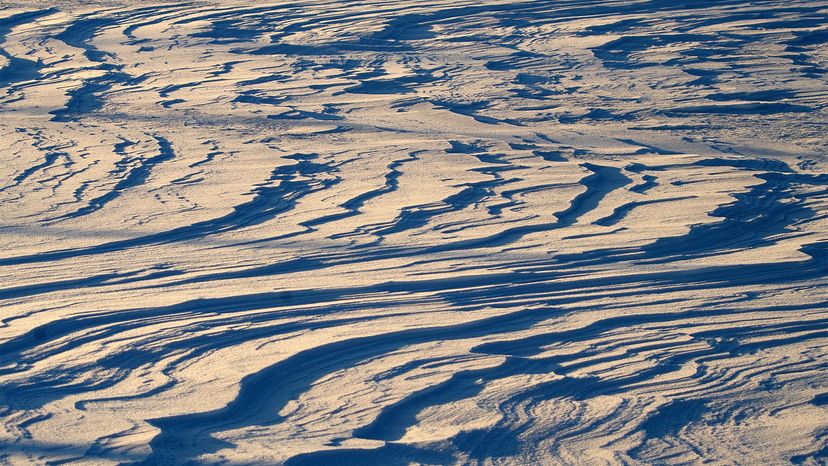 Sastrugi: Nature’s Beautiful Snow Sculptures