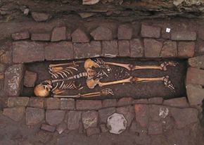 Medieval Coffin Reveals 7th-Century Woman s Skeleton and Fetal Remains