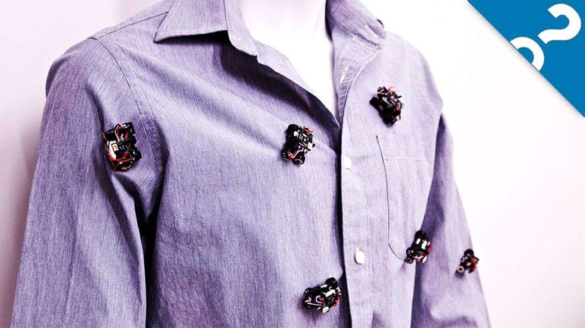 Rovables: Tiny Robots That Glide Over Your Clothing All Day