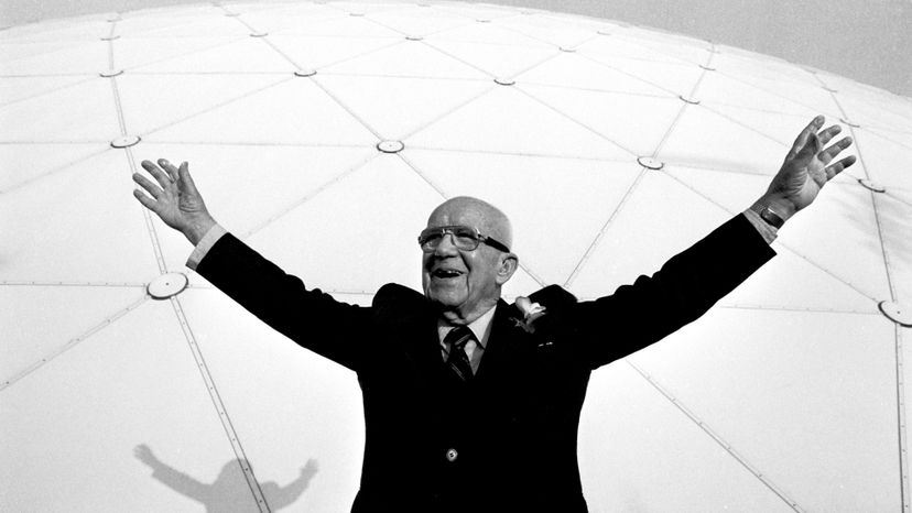 Buckminster Fuller: Pioneer of Geodesic Domes & Flying Cities