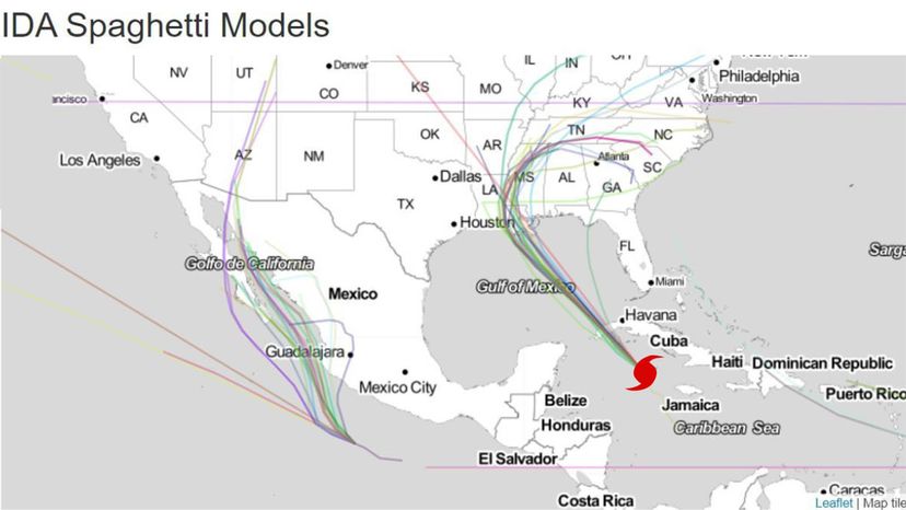 How Spaghetti Models Predict Hurricane Paths