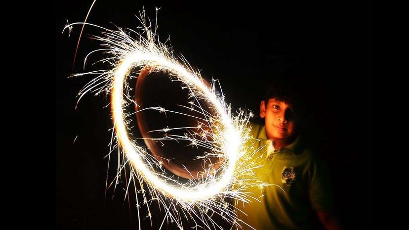 Unveiling the Chemistry of Sparklers: Slow-Motion Insights