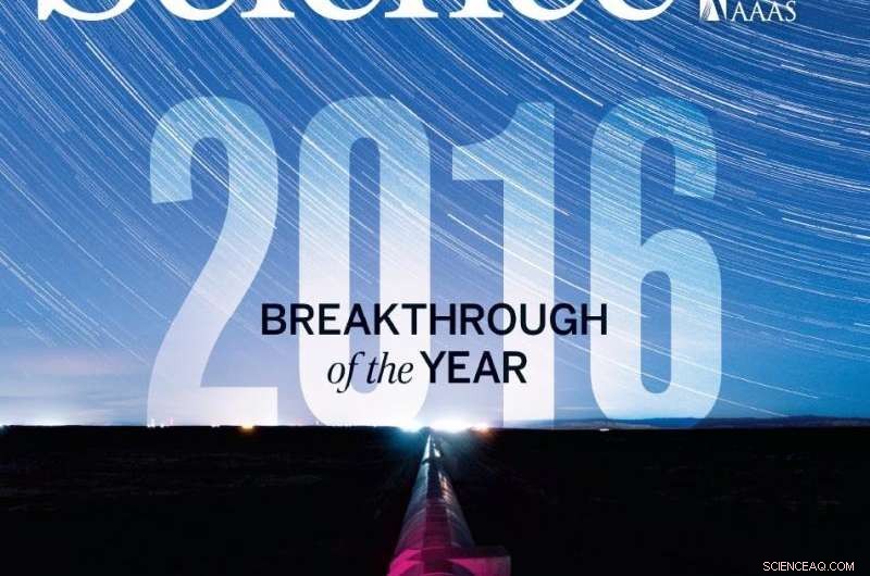 LIGO’s Gravitational Wave Discovery Named Science Magazine’s 2016 Breakthrough of the Year