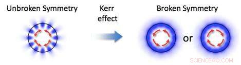 Physicists Observe Spontaneous Symmetry Breaking in an Optical Microcavity