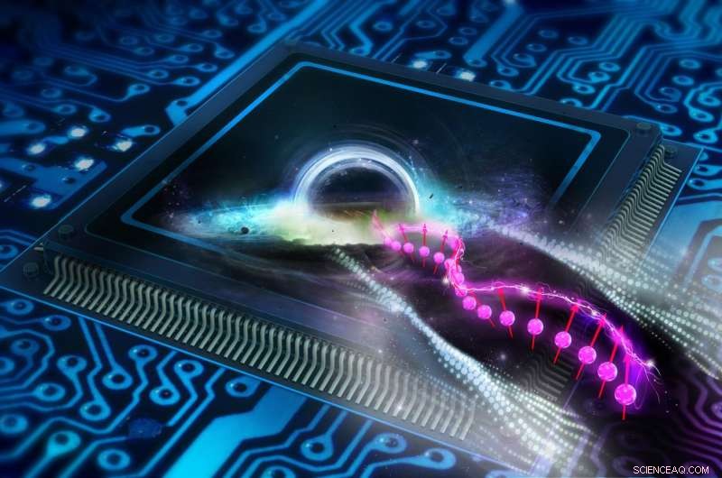 Simulating Black Holes on an Electronic Chip: A Breakthrough in Quantum Technology