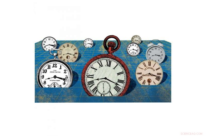 When Quantum Physics Blurs the Fabric of Time