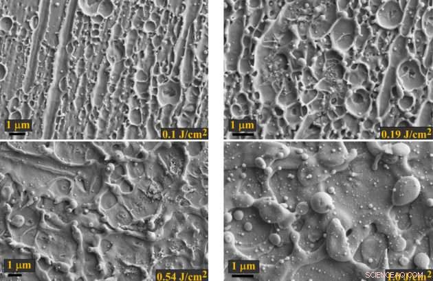 Real-Time Imaging of Micro- and Nanoscale Surface Evolution During Laser Pulses