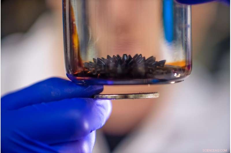 Spiky Ferrofluid Thrusters: A New Frontier for Satellite Propulsion