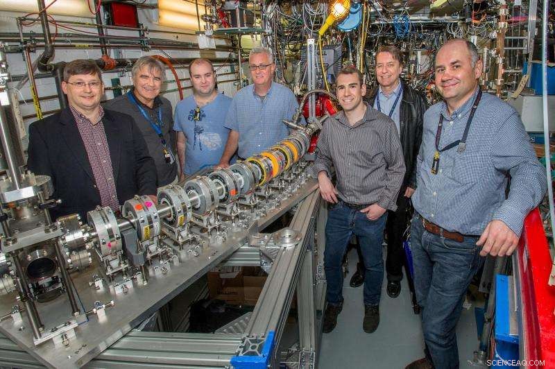 Fixed‑Field Accelerator Enables Multi‑Beam, Multi‑Energy Transport Through a Single Beam Pipe