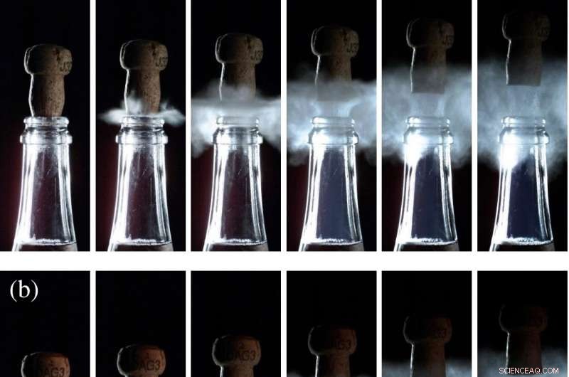 Cork Pop Timing in Champagne: Visualizing Temperature Effects