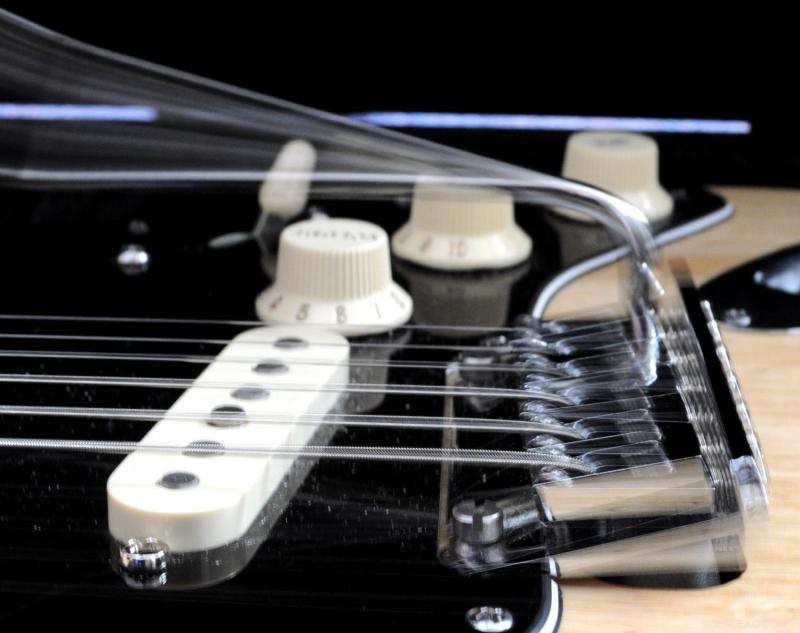 University of St Andrews  Breakthrough Guitar String Sets a New Standard