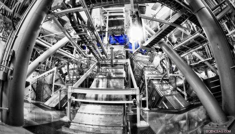 Plasma Optic Merges Nine Laser Beamlines into a Powerful Superbeam