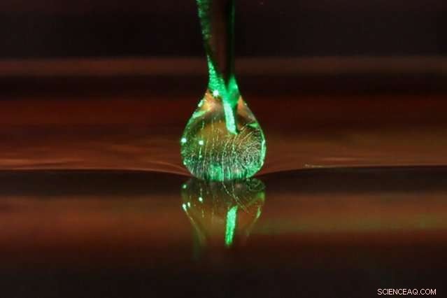 Scientific Study Uncovers Mechanism Behind Droplet Levitation on Liquid Surfaces