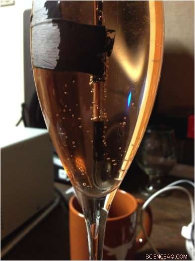 Champagne Bubble Acoustics and Size Distribution Unveil Wine Quality