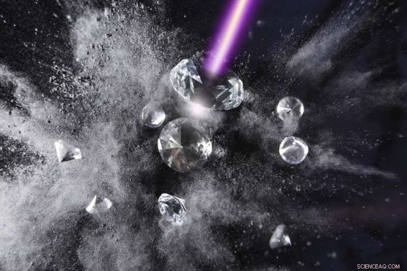 Scientists Observe Diamond Transforming Into Graphite Using X‑ray Laser