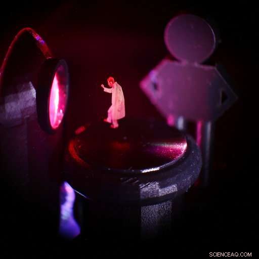 Revolutionizing 3‑D Imaging: Airborne Projection Surpasses Traditional Holograms