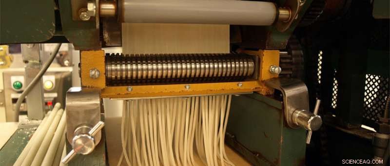 How Tiny Bubbles Shape Noodle Texture: A First Look