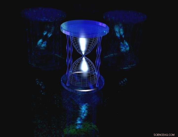 Boost Simulation Efficiency by Encoding Time in Quantum Superposition