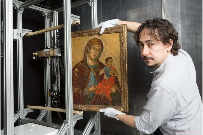 Particle Detectors Meet Canvas: Cutting‑Edge X‑ray Imaging Reveals Hidden Details in Artworks