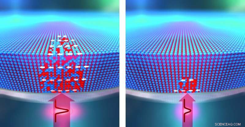 Laser-Driven Magnetic Patterning: Writing and Erasing Magnetism