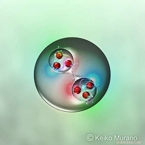 K Computer Simulations Reveal New Exotic di‑Omega Particle