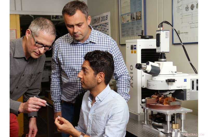 Magnetic Detection of Damages in Non-Magnetic Steel