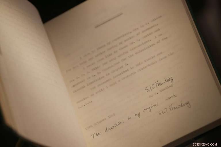 London Auction Features Stephen Hawking s Signed Thesis and Wheelchair