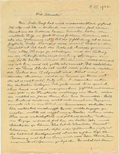 Einstein s Early Fear: A Letter Reveals His Anxiety Before the Nazi Regime