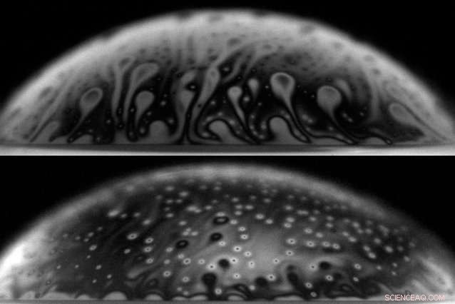 How Bursting Bubbles Release Bacteria from Water into the Air