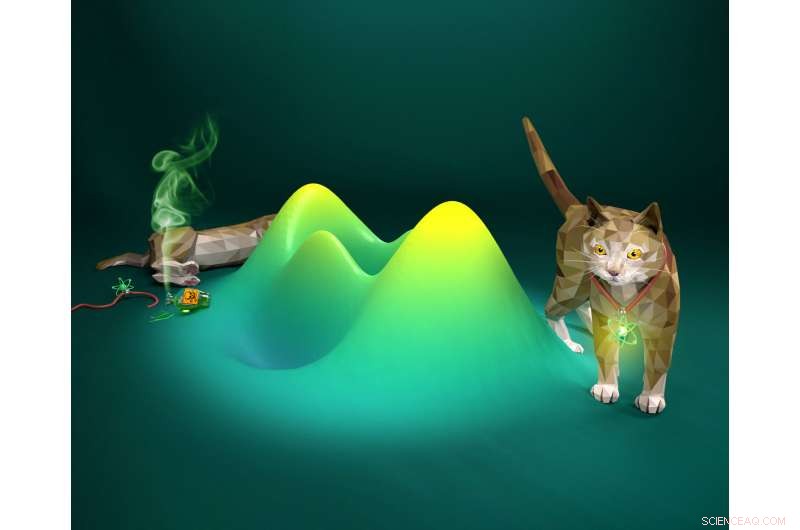 Entangled Atom-Light System Realizes Schrödinger’s Cat Paradox in Quantum Experiment