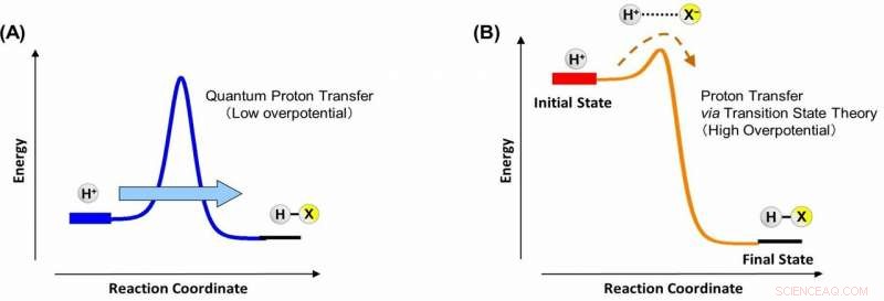 Harnessing Quantum Proton Transfer for Advanced Current Generation