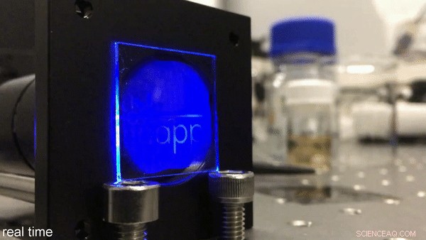 Programmable Transparent Organic Luminescent Tags: Revolutionizing Light-Based Writing