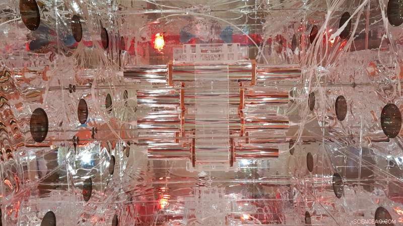 Pioneering Direct Search for Inelastic Boosted Dark Matter Using a Terrestrial Detector