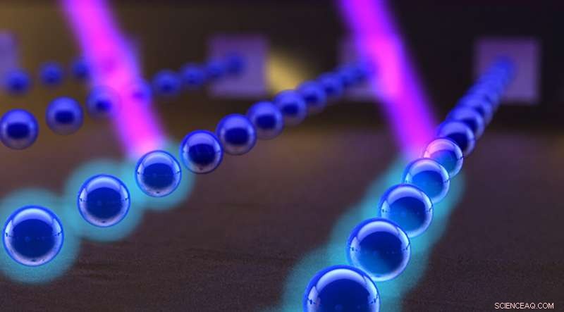 Cascading Silicon Peashooters Direct Atomic Beams with Greater Precision