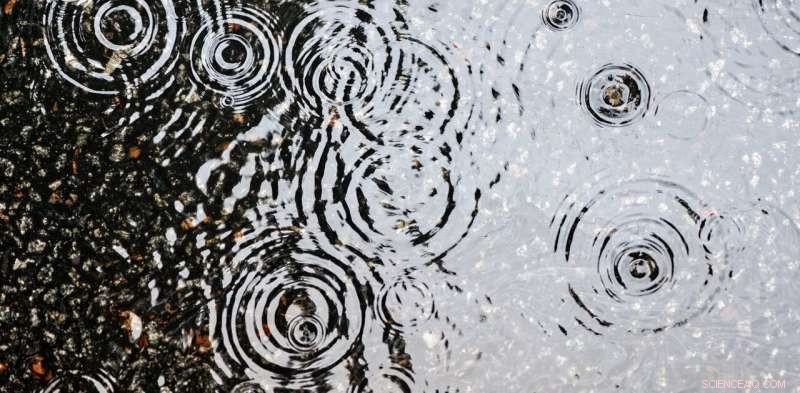 The Science Behind a Raindrop s Impact on a Puddle