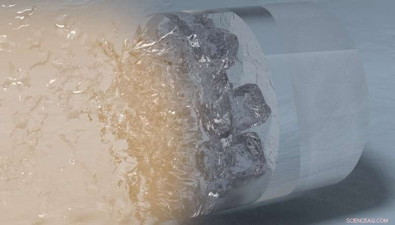 Giant Lasers Transform Water into Superionic Ice, Unveiling Its Atomic Structure