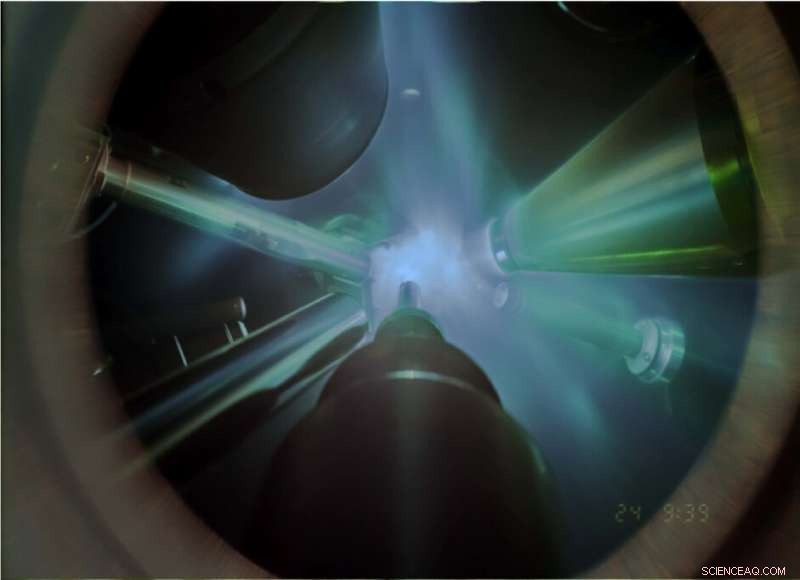 Giant Lasers Transform Water into Superionic Ice, Unveiling Its Atomic Structure