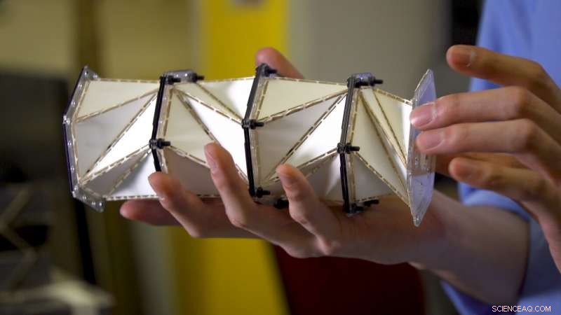 Origami-Inspired Materials Offer Impact-Reducing Solutions for Reusable Spacecraft
