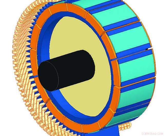 New Magnet Design Boosts Power Output in Electrical Generators