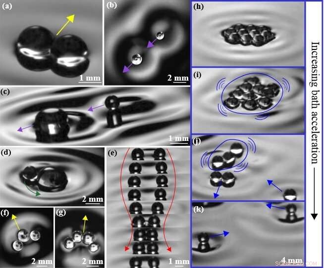 Droplet Dynamics: How Tiny Droplets Walk on Liquid Surfaces