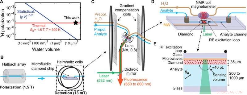 Innovative 2‑D NMR Spectroscopy with a Microfluidic Diamond Quantum Sensor
