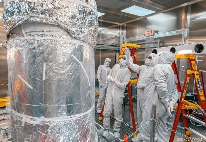 International Team Completes Assembly of Next-Gen Dark Matter Detector