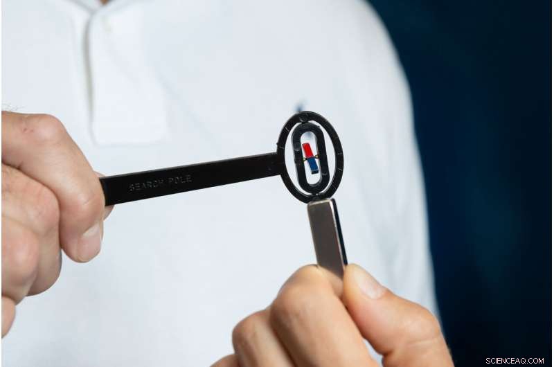 Mapping Powerful Magnetic Fields with Neutron Imaging