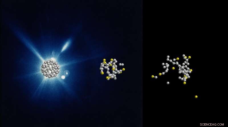 Real-Time Observation of C60 Molecule Fragmentation in an X-ray Laser Beam
