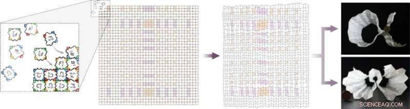 The Alphabet of 140 Origami Puzzle Pieces: Craft Infinite Crease Patterns