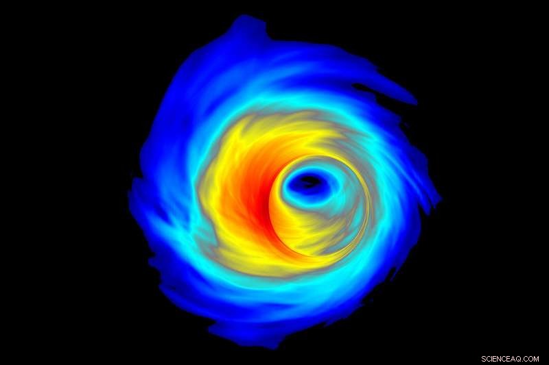 New Simulations Reveal How Massive Black Holes Form via Mergers
