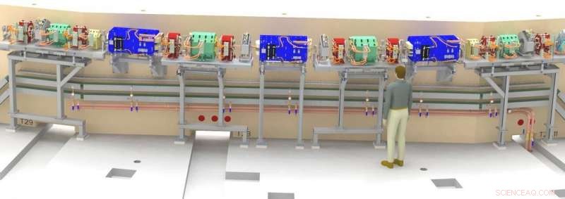 Advanced Light Source Upgrade Reaches Milestone: New Accumulator Ring Installed
