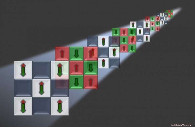 Quantum System Reveals Unexpected Twist: Dissipation Drives Alternating Checkerboard Patterns