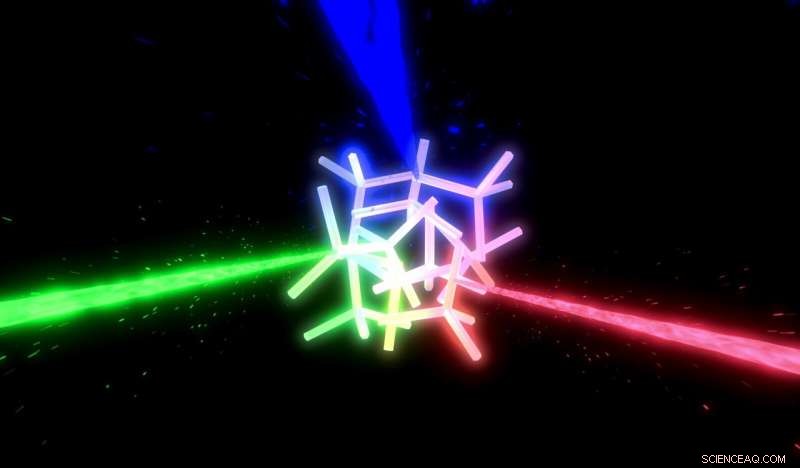 Aerobornitride: Ultra-Light Solid Fog That Diffuses Laser Light with Precision