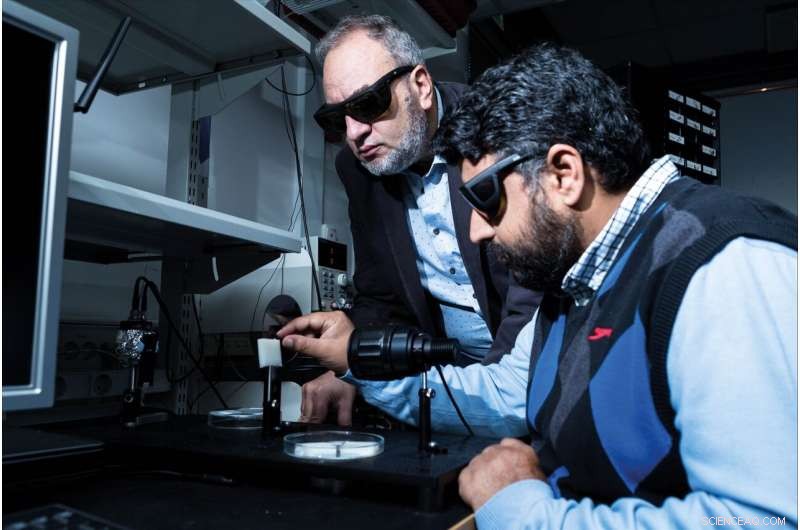 Secure Light-Based Communication Through Biological Tissues: A Breakthrough for In-Body Devices